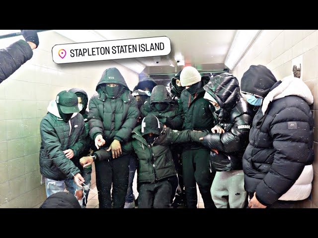 MUSIC VIDEO IN THE MOST DANGEROUS HOOD IN NYC | STAPLETON STATEN ISLAND | WINTER EDITION