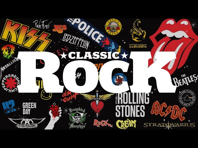 Classic Rock 70s 80s 90s | Aerosmith, Metallica, Queen, Nirvana, ACDC, U2, CCR 🔥🔥 Best Classic Rock