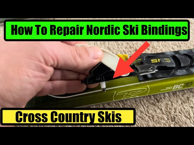 How To Repair Loose Nordic Cross Country Ski Bindings