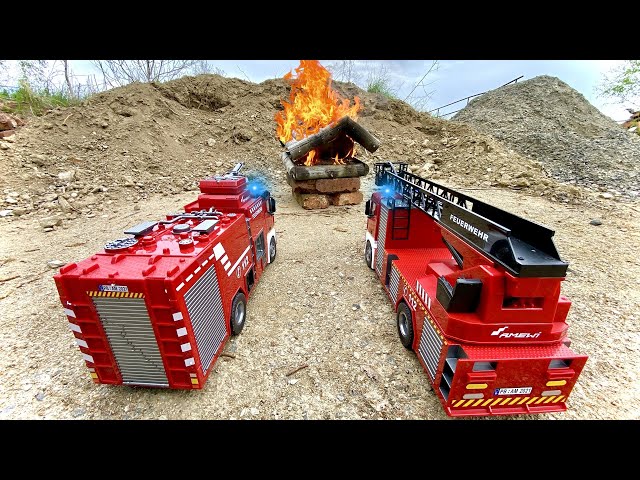 FEUERWEHREINSATZ! Kann das brennende Haus gelöscht werden? (RC Feuerwehr)