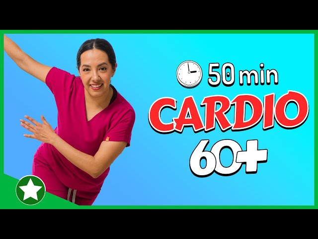 (Members Version) 50-Minute AEROBIC Exercise Routine for ACTIVE Older Adults | Mariana Quevedo