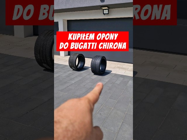 Opony do Bugatti Chirona już są :)