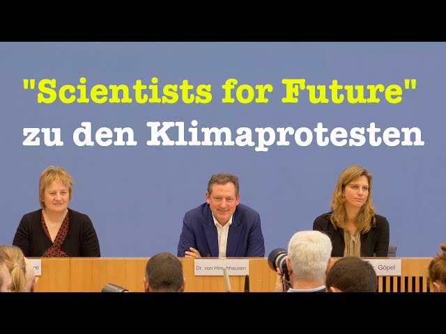 BPK: "Scientists for Future" on the protests for more climate protection - 12 March 2019