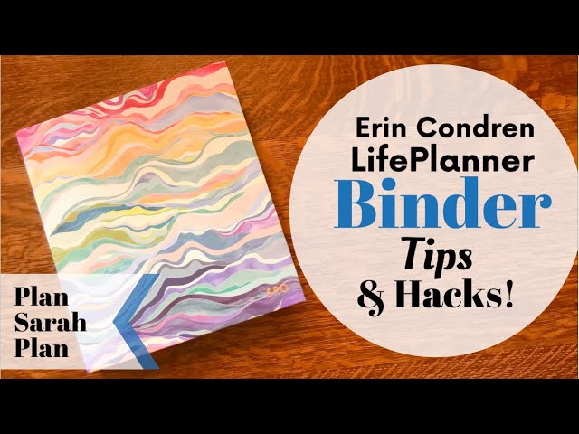 EC Binder Tips & Hacks! | Erin Condren LifePlanner Binder