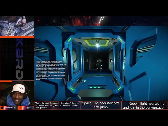 Mass Effect fan tries #spaceengineers "First Jump"