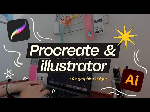 Using Procreate for Graphic Design  I  Workflow with Illustrator