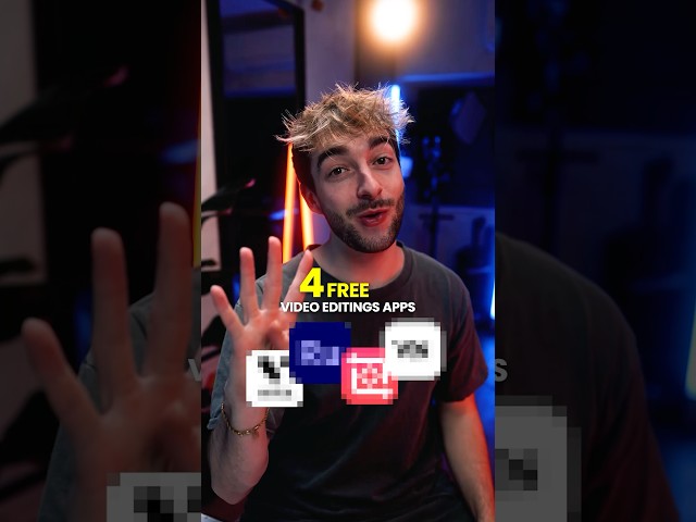4 BEST free video editing apps for 2025 now that CapCut is 🗑️ #videoeditingapps #videoediting