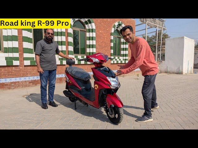 ROAD KING R-99 PRO Electric Scooter Review ⚡ 100KM Range & 65KM/H Speed | Best E-Bike in Pakistan!