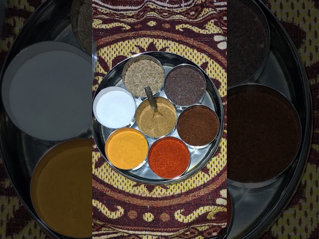 Spice box | Garam masala box | Masala dabba #spices #spicebox #spice #cooking #trending #short