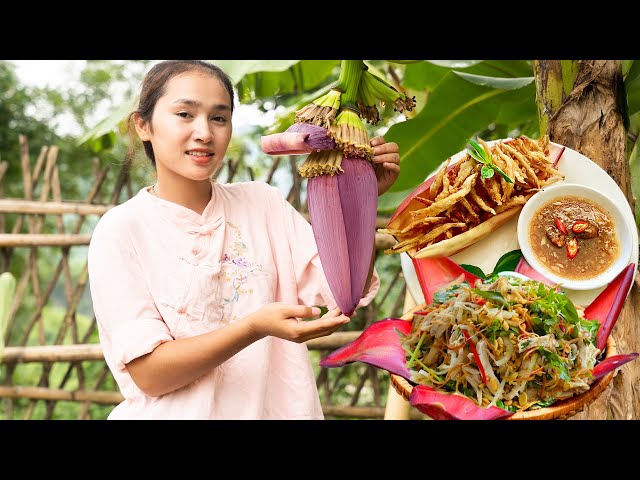 Linh Đan's Secret to Cooking DELICIOUS Traditional Banana Flower Dishes