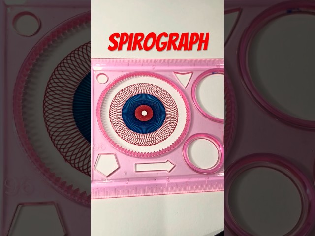 Satisfying Spirograph Art with Calming ASMR Sounds | Stress Relief #relaxing #spirograph #asmrsounds