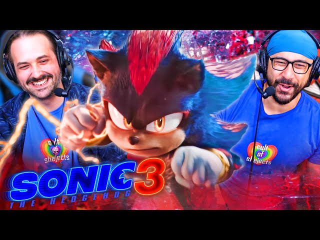 SONIC THE HEDGEHOG 3 TRAILER REACTION!! Shadow | Knuckles | Jim Carrey | Keanu Reeves