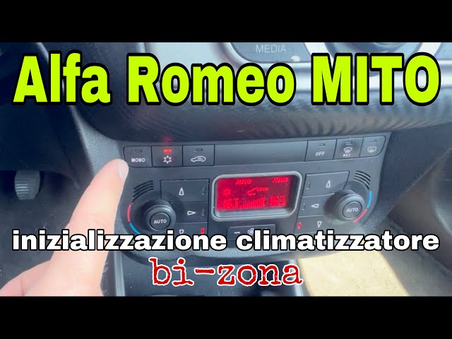 ALFA ROMEO MITO INIZIALIZZAZIONE SPORTELLI CLIMATIZZATORE BI-ZONA