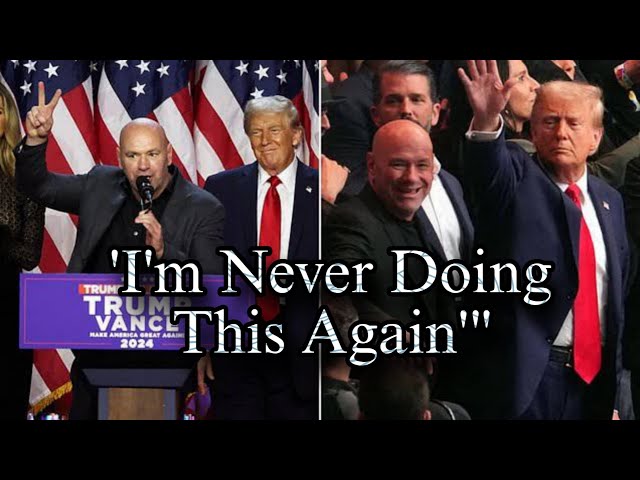 Dana White's SHOCK Political U-Turn: Backing Trump in the Election! | Dana | Donald Trump