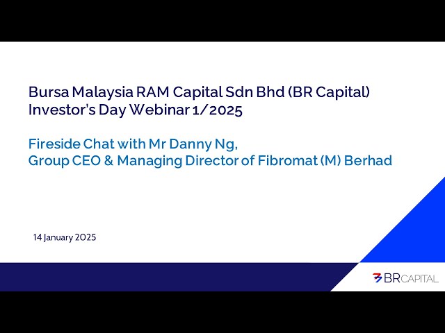 Fireside chat with Mr Danny Ng, Group CEO and Managing Director of Fibromat (M) Berhad