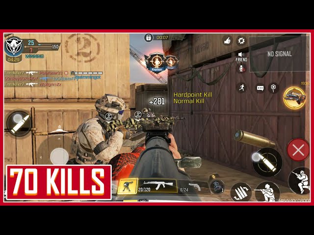 70 KILLS | HARDCORE HOLD MODE | CALL OF DUTY MOBILE GAMEPLAY