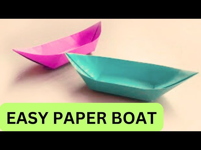 Origami paper Boat | Motion story | Ein Origami-Segelboot