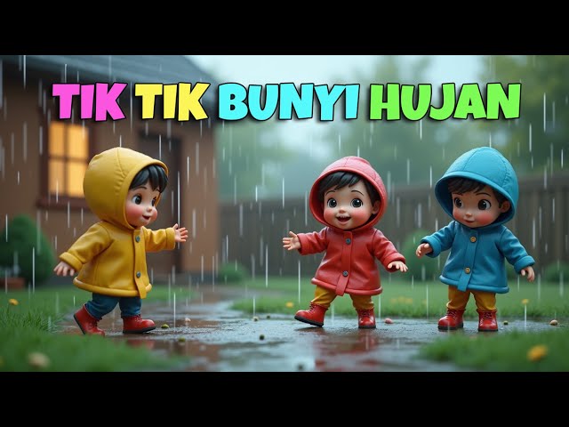 TIKTIK BUNYI HUJAN DI ATAS GENTING | LAGU ANAK ANAK POPULER 2025 | LAGU ANAK INDONESIA