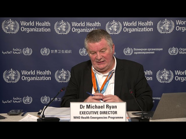 WHO press conference on the composition of influenza virus vaccines