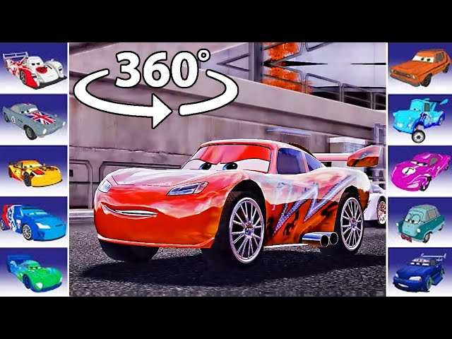 Cars 2: Dragon Lightning McQueen - (VR 360) Xbox Race Gameplay