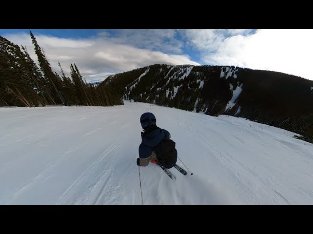 Ski Breckenridge’s Frosty's Freeway to E Chair with 360 camera video!