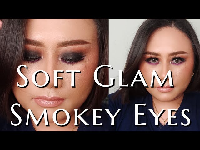 Tutorial Makeup Soft Glam Smokey Eyes || Smokey Eyes Makeup