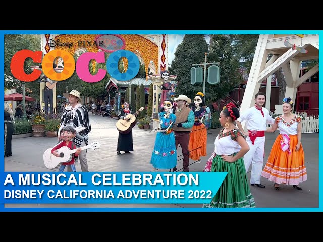 A Musical Celebration of Coco - full Disney California Adventure Día de los Muertos show!