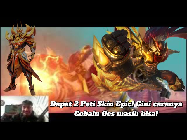 COBA MEN*PU MOONTON! Cara dapat 2 skin epic rare sekaligus Buka peti keramat - Mobile Legends MLBB