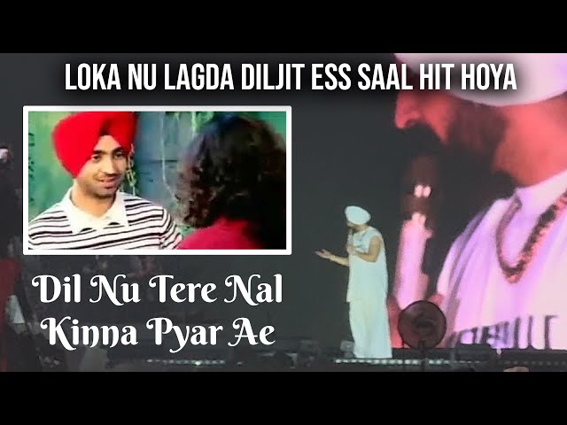 Diljit Dosanjh in His Old Version | Kyia Nu Lagda Diljit Ik Saal Ch Hit Hogya || Dil Luminati Tour