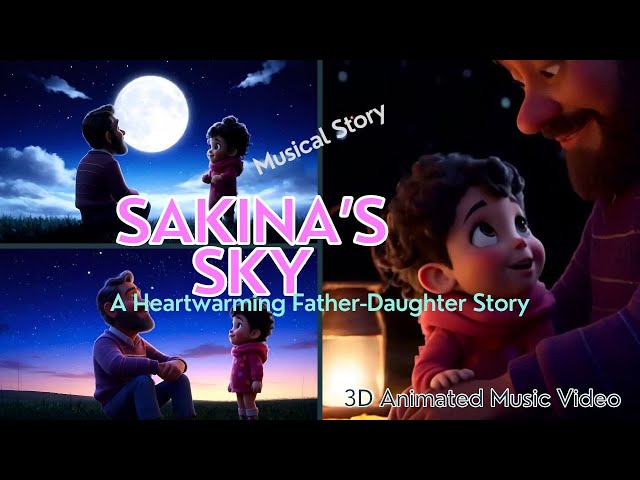 Sakina's Sky: A Heartwarming Father-Daughter Story | 3D Animated Music Video | Kids Hub