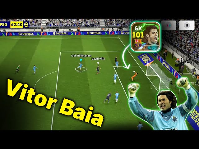 Vitor Baia 101 Rated epic Goalkeeper Gameplay Review in efootball Pes 2025 Mobile Daily Game best GK