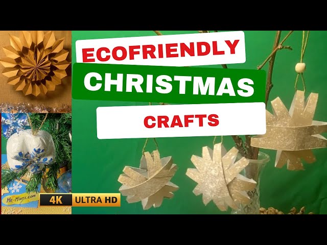 Three eco-friendly Christmas crafts 🎄 Easy Holiday Craft for Kids & Families!✨