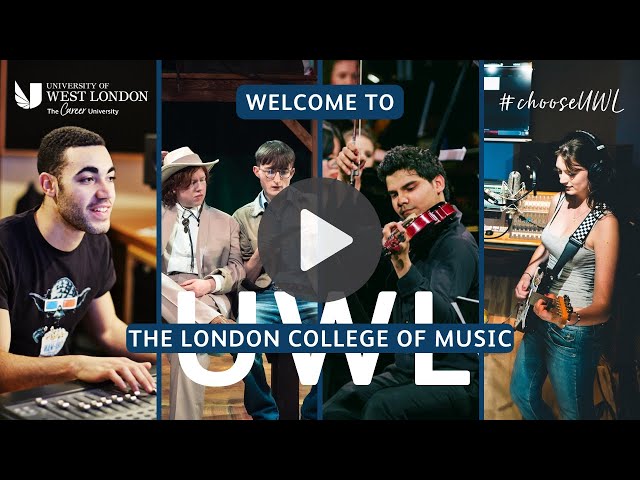 Welcome to the London College of Music at the University of West London