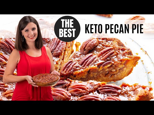 The Best KETO PECAN PIE RECIPE: Sugar Free, Caramelized, & Just 4g Net Carbs!