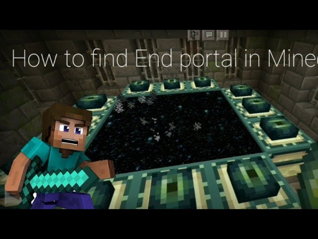 How to find End portal in Minecraft survival (minecraft aa shorts)#minecraft