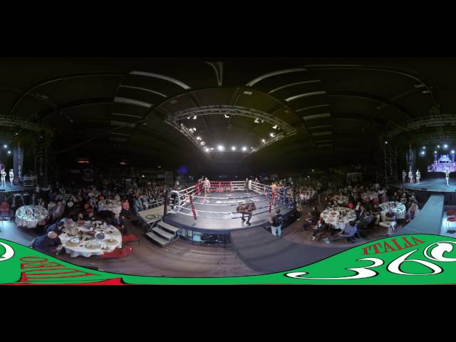 360Video Fighting Spirit Muay Thai - Gabriele Casella VS Ekapop Sor Klinmee