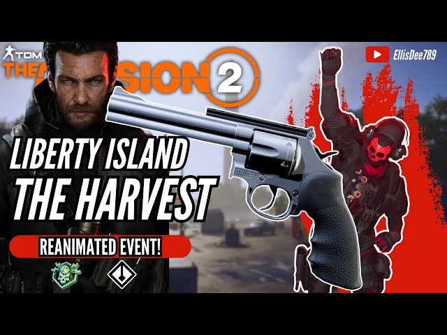 Liberty Island REANIMATED THE HARVEST 1 SHOT KILL PISTOL BUILD - The Division 2