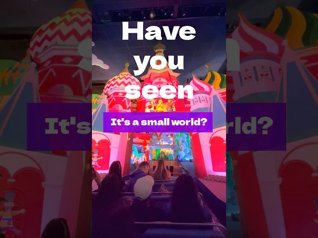 Disneyland Paris It's a Small World! #shorts #itsasmallworld  #disneylandparis #magic #disneyland