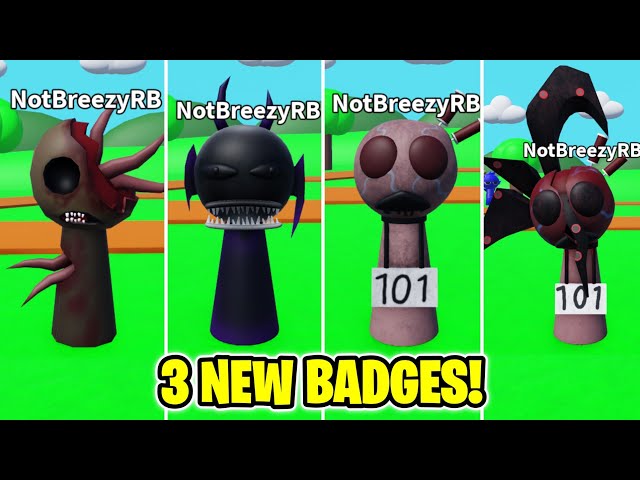 UPDATE! - How to get ALL 3 NEW BADGES in SPRUNKI RP 3D! (ROBLOX)