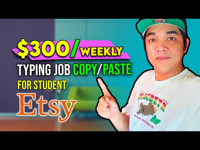 TYPING JOB Copy Paste Homebased Work From Home Jobs 2022 Non Voice Data Entry For Students