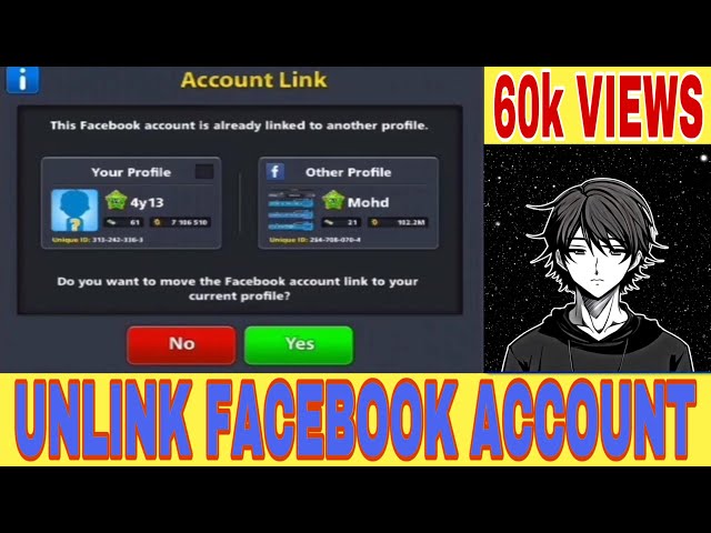 How To Unlink Facebook Account In 8 Ball Pool | How To Link Facebook In 8 Ball Pool | PSK 8BP YT