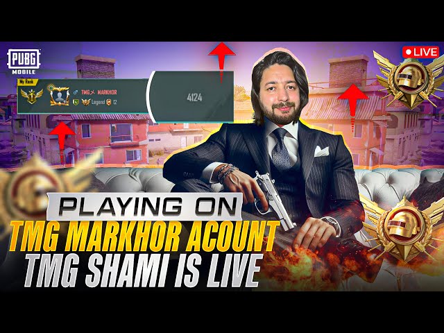 DAY 19  RANK 2 ON TMG MARKHOR ACOUNT 🥶 🔥 ULTIMATE ROYALE