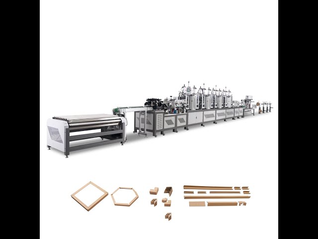 Flat board+V+Uprofile paper edge  protector machine | U profile paper edge protector machine