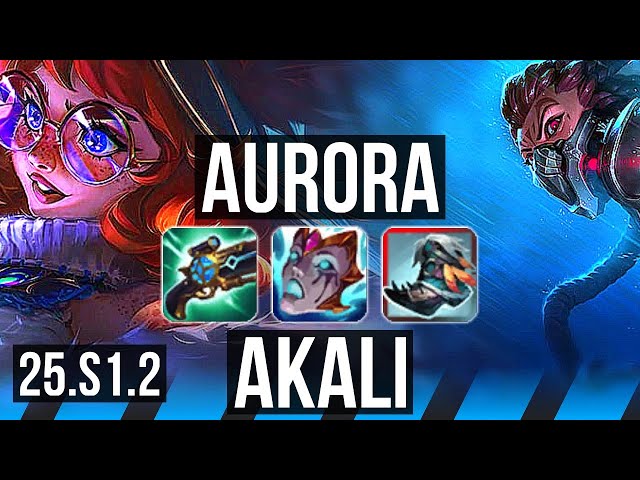 AURORA vs AKALI (MID) | KR Master | 25.S1.2