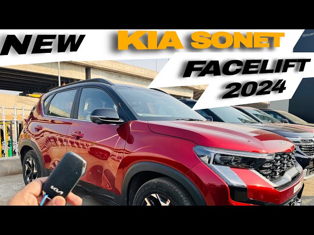 New Kia Sonet Facelift 2024 🔥 GT Line Top Model GTX+ 1.5 DCT Diesel ⛽️ ₹18.47 Lakh Detailed Review