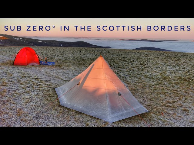 Scottish Borders: A Chilly Hike & Summit Wild Camp!