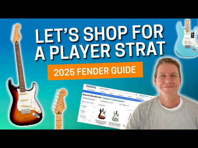 Your Fender Player Stratocaster 2025 Buying Guide