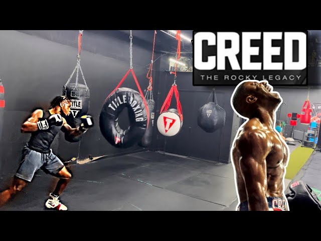 This Heavy Bag Boxing Workout For CREED III is INSANE!!