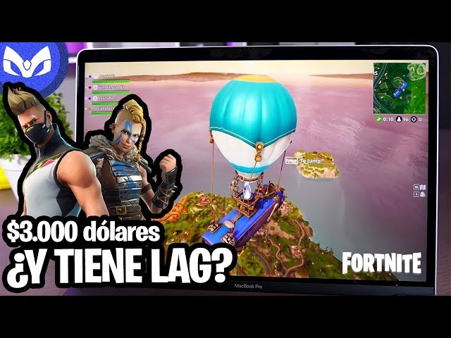 ASI ES FORNITE EN NUEVA MACBOOK PRO - LAG O NO LAG ?