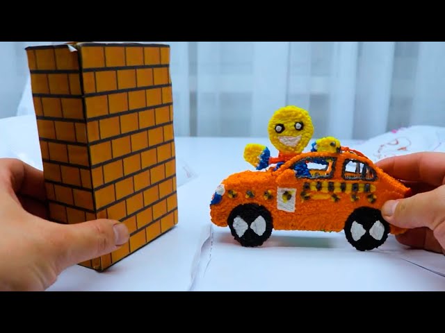 DIY Paper Craft Game. Buddy vs Crash Test #Kick The Buddy